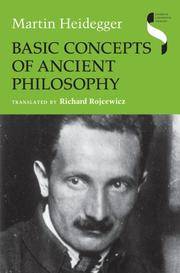 image of Basic Concepts of Ancient Philosophy (Studies in Continental Thought)