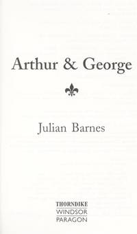 cover of Arthur & George