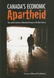 Canada's Economic Apartheid: The Social Exclusion of Racialized Groups in the New Century