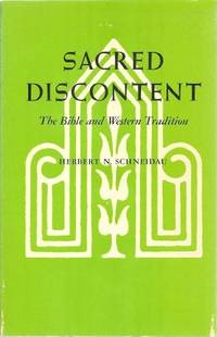 Sacred Discontent: The Bible and Western Tradition