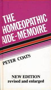 cover of The Homoeopathic Aide-Memoire