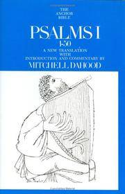 Psalms I, 1-50 (Anchor Bible Series, Vol. 16) Mitchell Dahood