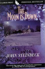 The Moon Is Down (G K Hall Large Print Perennial Bestseller Collection) 