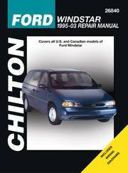 Ford Windstar: 1995 through 2003 (Chilton's Total Car Care Repair Manuals)