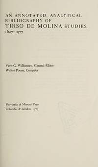 T. De Molina: Annotated Bibliography by Modern Language Association of America, Vern G Williamsen, Walter Poesse