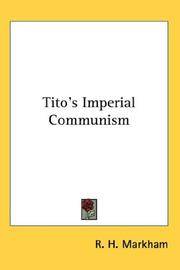 image of Tito's Imperial Communism