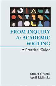 cover of From Inquiry to Academic Writing: A Practical Guide