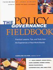 The Policy Governance Fieldbook