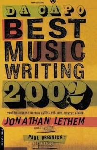 DA CAPO BEST MUSIC WRITING 2002.