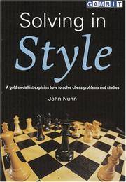 image of Solving in Style