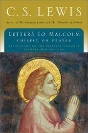 cover of Letters to Malcolm: Chiefly on Prayer