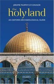 image of The Holy Land: An Oxford Archaeological Guide (Oxford Archaeological Guides)