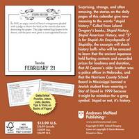 image of Stupid History: 2012 Day-to-Day Calendar