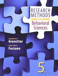 Research Methods for the Behavioral Sciences, Loose-leaf Version