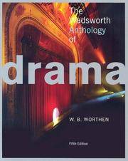 image of The Wadsworth Anthology of Drama