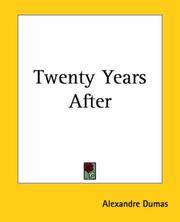 cover of Twenty Years After