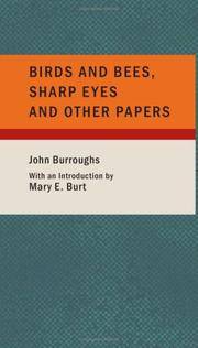 image of Birds And Bees, Sharp Eyes And Other Papers