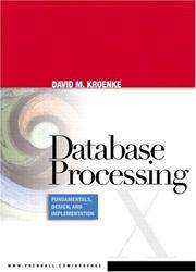 image of Database Processing: Fundamentals, Design, and Implementation (10th Edition)
