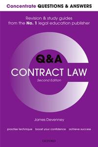 Concentrate  Q&A: Contract Law