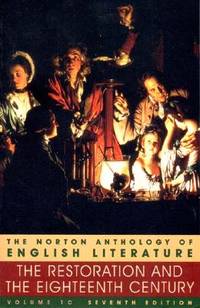 The Norton Anthology of English Literature, Vol. 1 C Restoration and the