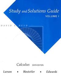 Study and Solutions Guide for Calculus Vol. 1