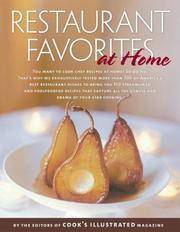 Restaurant Favorites at Home (a Best Recipe Classic)