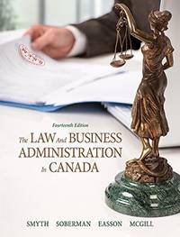 Law and Business Administration in Canada