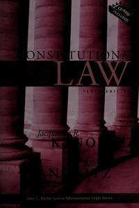 Constitutional Law with Study Guide, Tenth Edition [John C. Klotter Justice Administration Legal...