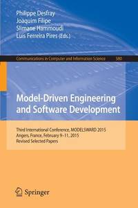 Model-driven Engineering and Software Development: Third International Conference, Modelsward...