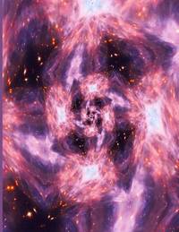 Fractal Space Photo Art Notebook: NASA Hubble IC 63 Ghost Nebula #2: A fractal image notebook...