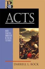 image of Acts (Baker Exegetical Commentary on the New Testament)