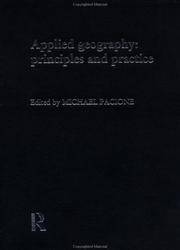 Applied Geography Principles and Practice