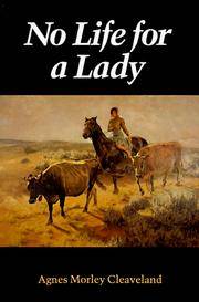 image of No Life for a Lady (Women of the West)