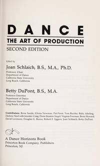 Dance: The Art of Production