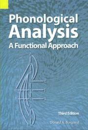 Phonological Analysis