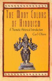 image of The Many Colors of Hinduism: A Thematic-Historical Introduction