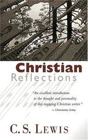 cover of Christian Reflections