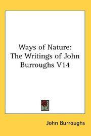 image of Ways of Nature: The Writings of John Burroughs V14