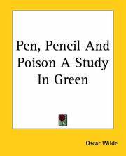 image of Pen, Pencil and Poison a Study in Green