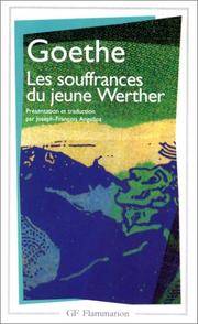 Les souffrances du jeune Werther (French Edition) by Goethe Johann-Wolfga