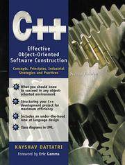 C++: Effective Object-Oriented Software Construction : Concepts, Principles, Industrial...