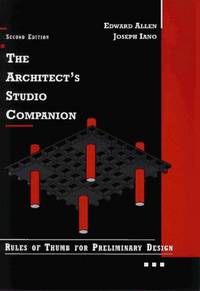 The Architect's Studio Companion by Edward Allen