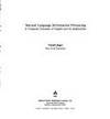 Natural Language Information Processing: A Computer Grammar of English and Its Applications by Naomi Sager - 1980-10