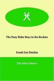 image of The Pony Rider Boys in the Rockies
