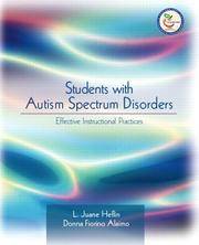 Students With Autism Spectrum Disorders