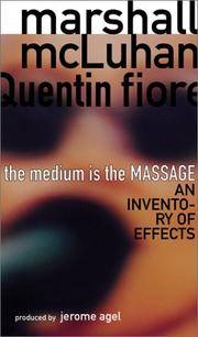 cover of The Medium Is the Massage: An Inventory of Effects