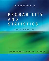 Introduction to Probability and Statistics (with CD-ROM) (Available Titles CengageNOW)