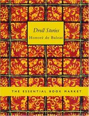 cover of Droll Stories: Collected from the Abbeys of Touraine