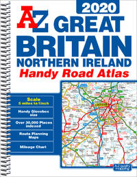 GB Handy Road Atlas 2020 A5 SPIRAL