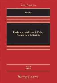 Environmental Law and Policy